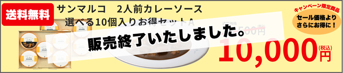 【終了いたしました】サンマルコ2人前カレーソース 10個お得セット
